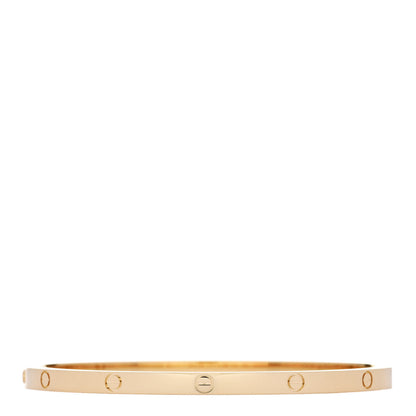 Cartier 18K Yellow Gold Small LOVE Bracelet 17 2 of 8