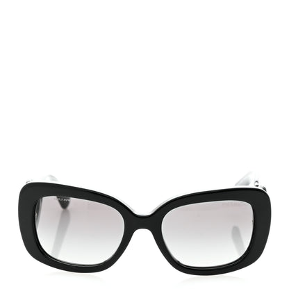 Prada Acetate Baroque Sunglasses SPR 27O Black 2 of 7