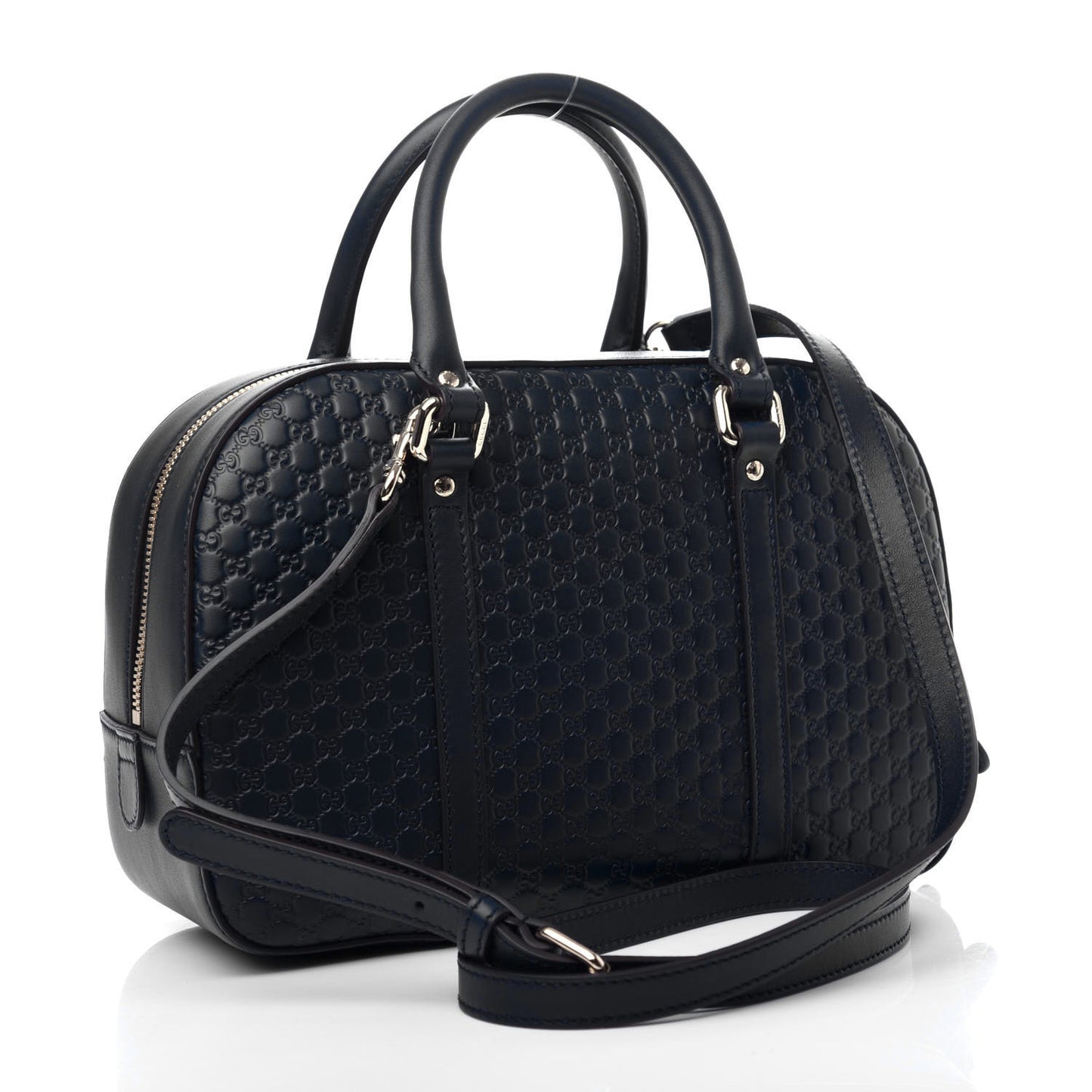 Microguccissima Medium Crossbody Bag Blue