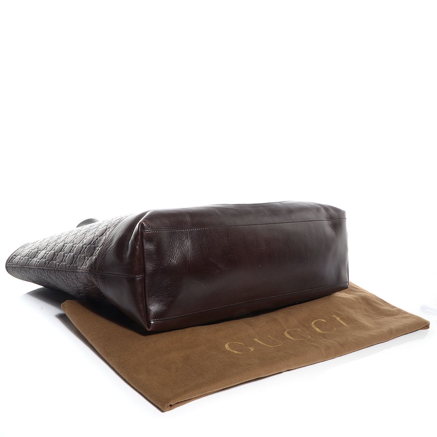 Gucci Guccissima Large Tote Bronze 4 of 7