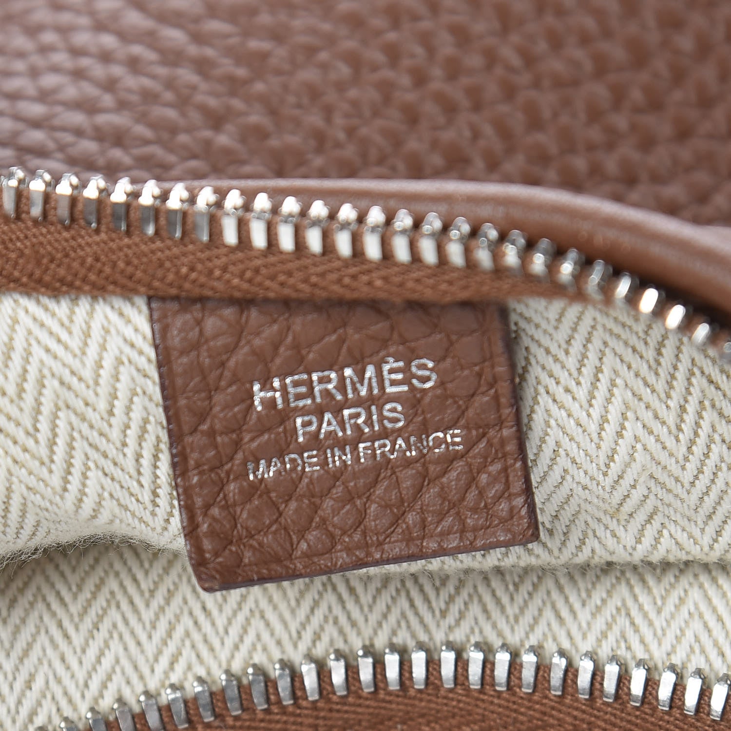 Hermes Taurillon Clemence Massai GM Marron d'Inde 6 of 9