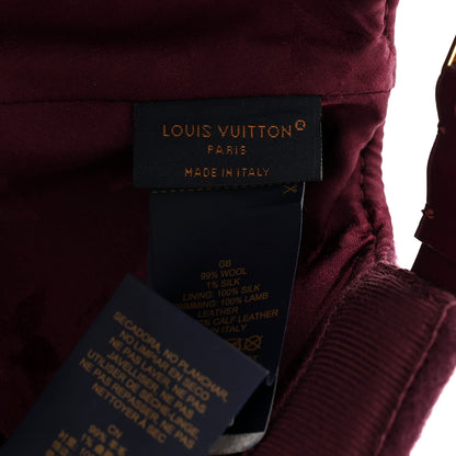 Louis Vuitton Wool Silk Monogram Endless Cap L Bordeaux 8 of 8