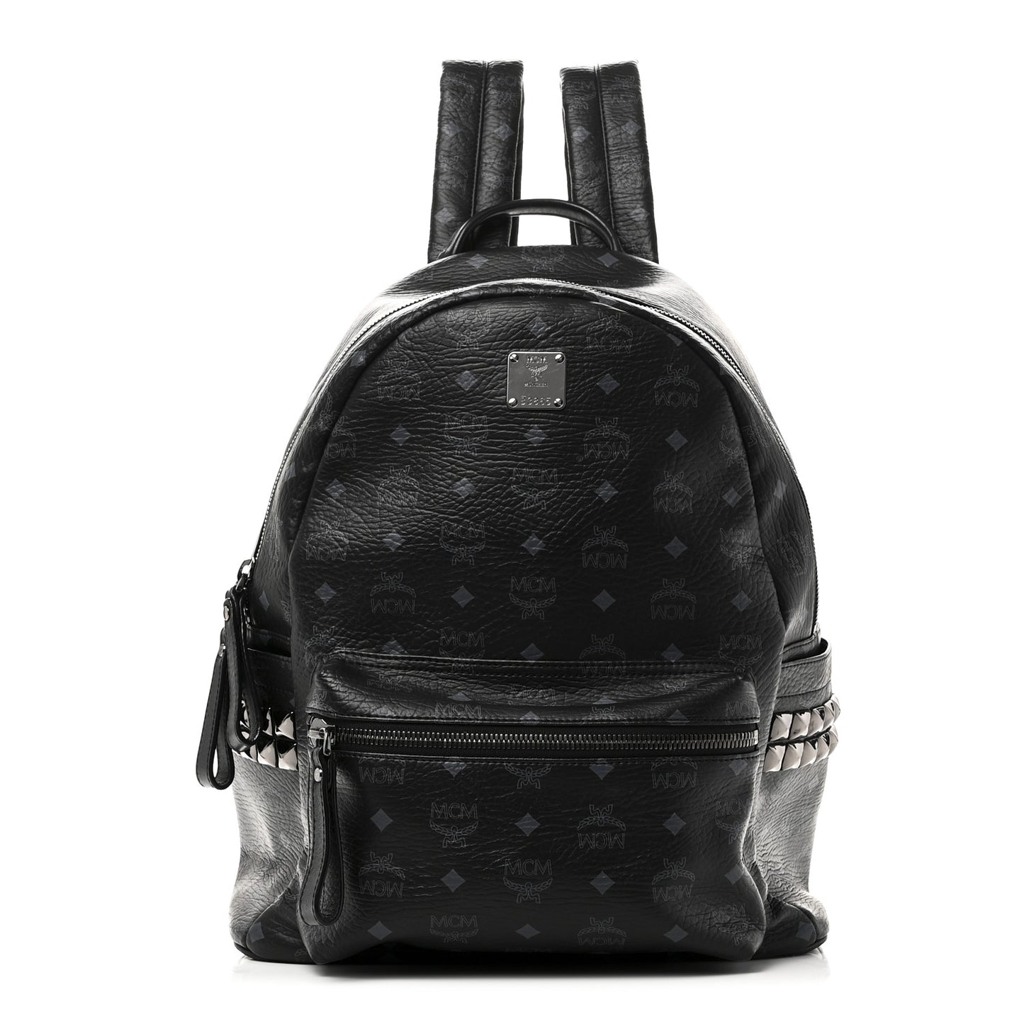 Visetos Medium Side Studs Stark Backpack Black