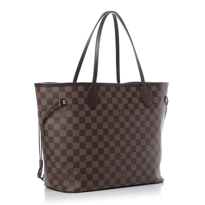 Louis Vuitton Damier Ebene Neo Neverfull MM Rose Ballerine 3 of 10