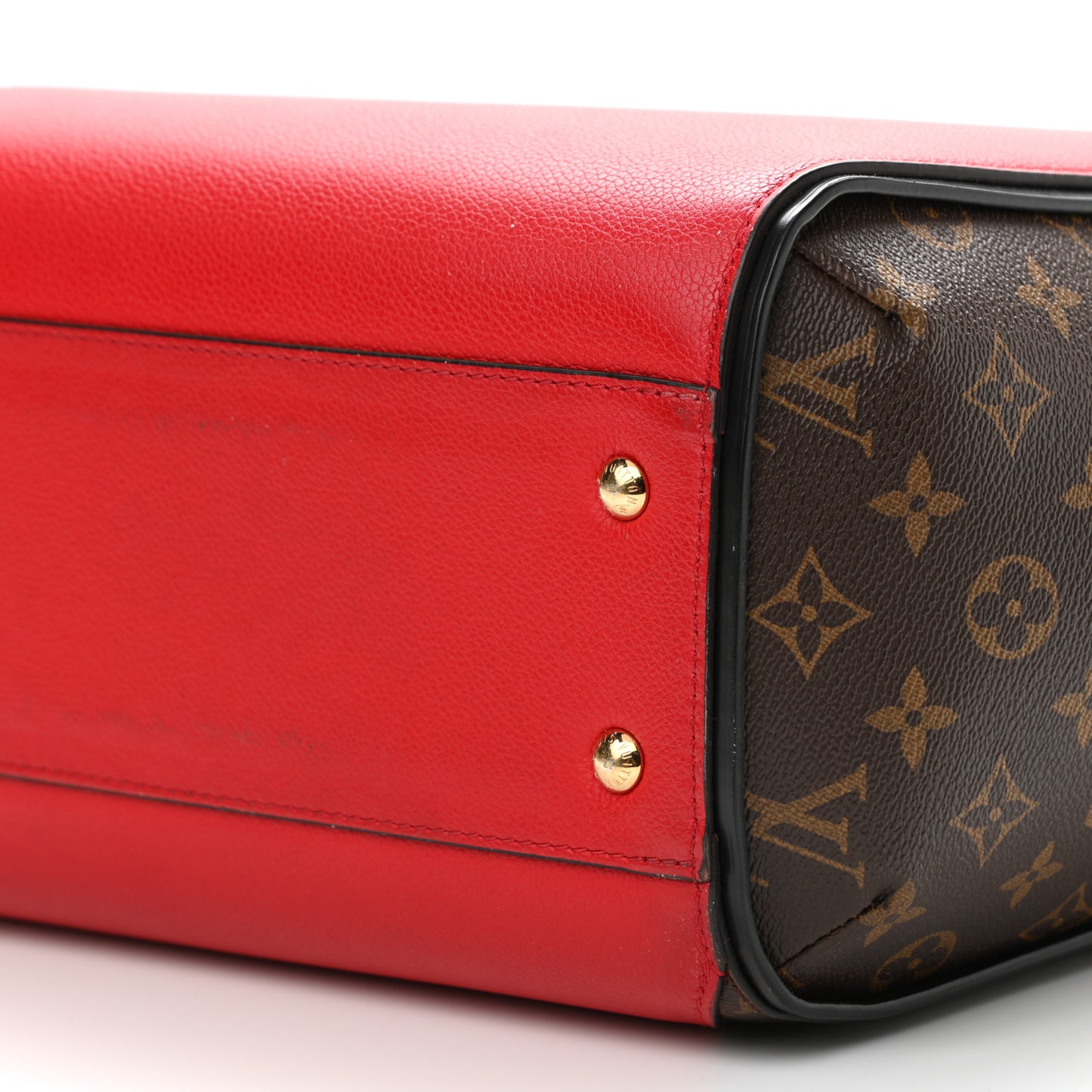 Calfskin Monogram Kimono Tote Cherry