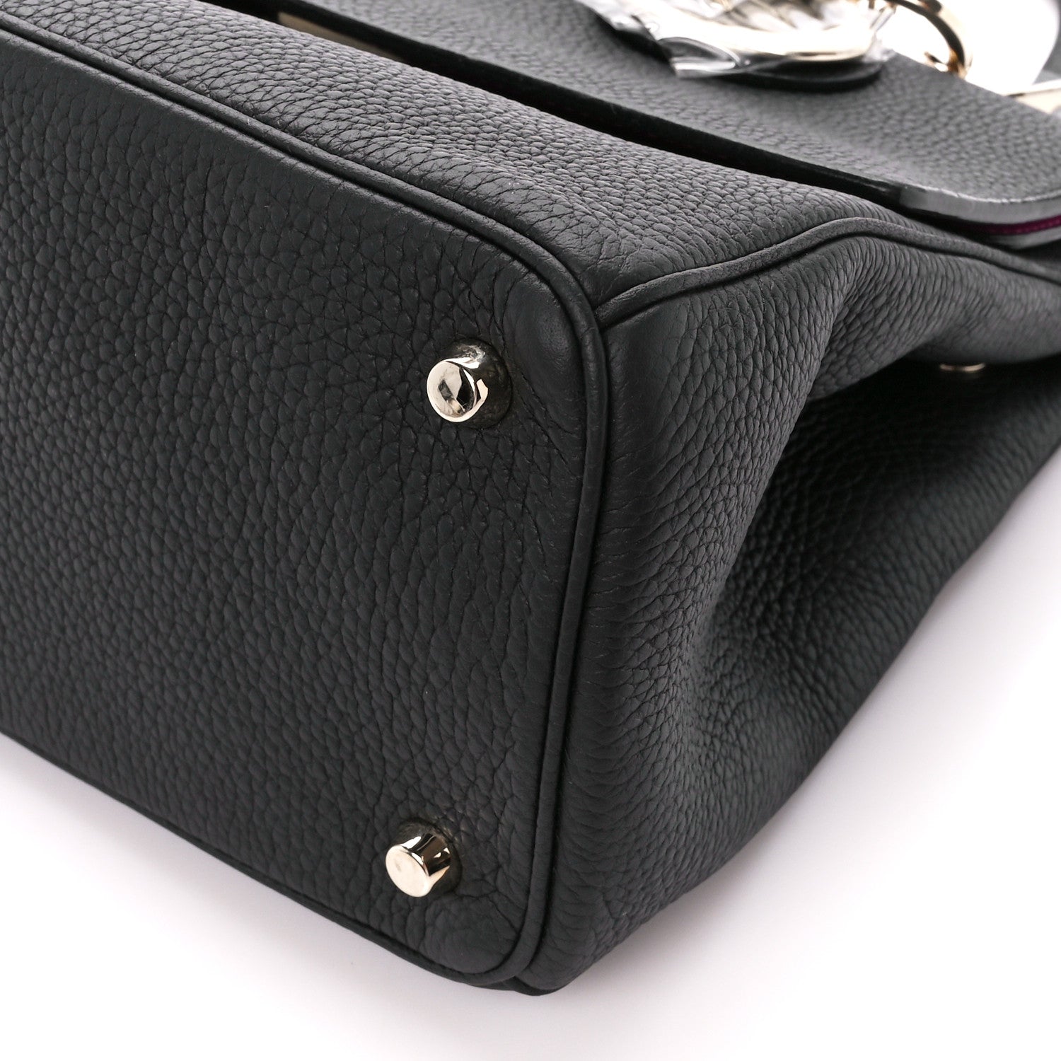 Christian Dior Bullcalf Medium Be Dior Flap Black Fraise 11 of 12