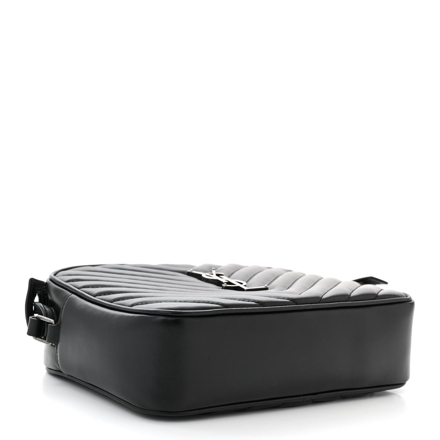 Calfskin Matelasse Monogram Lou Camera Bag Black