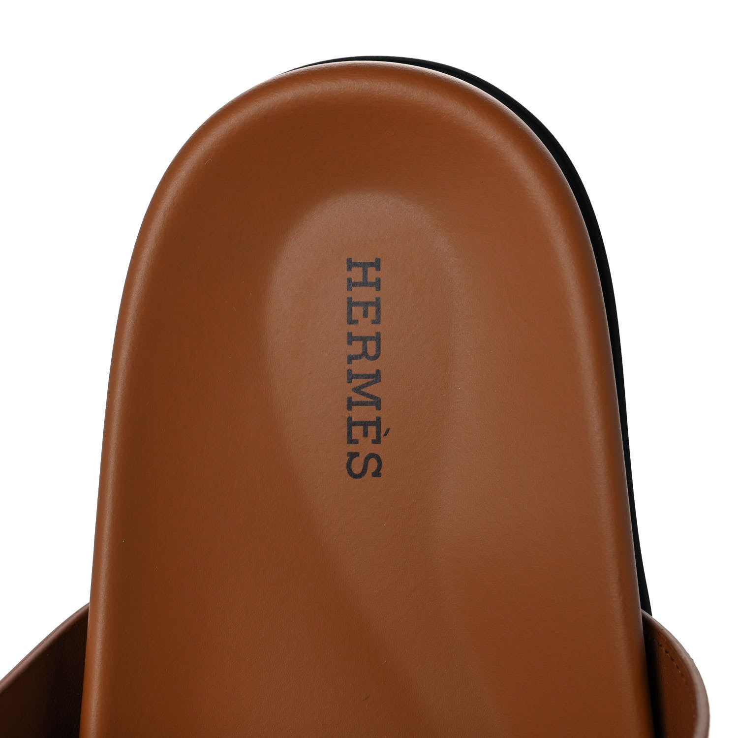Hermes Calfskin Mens Chypre Sandals 43 Gold 7 of 9