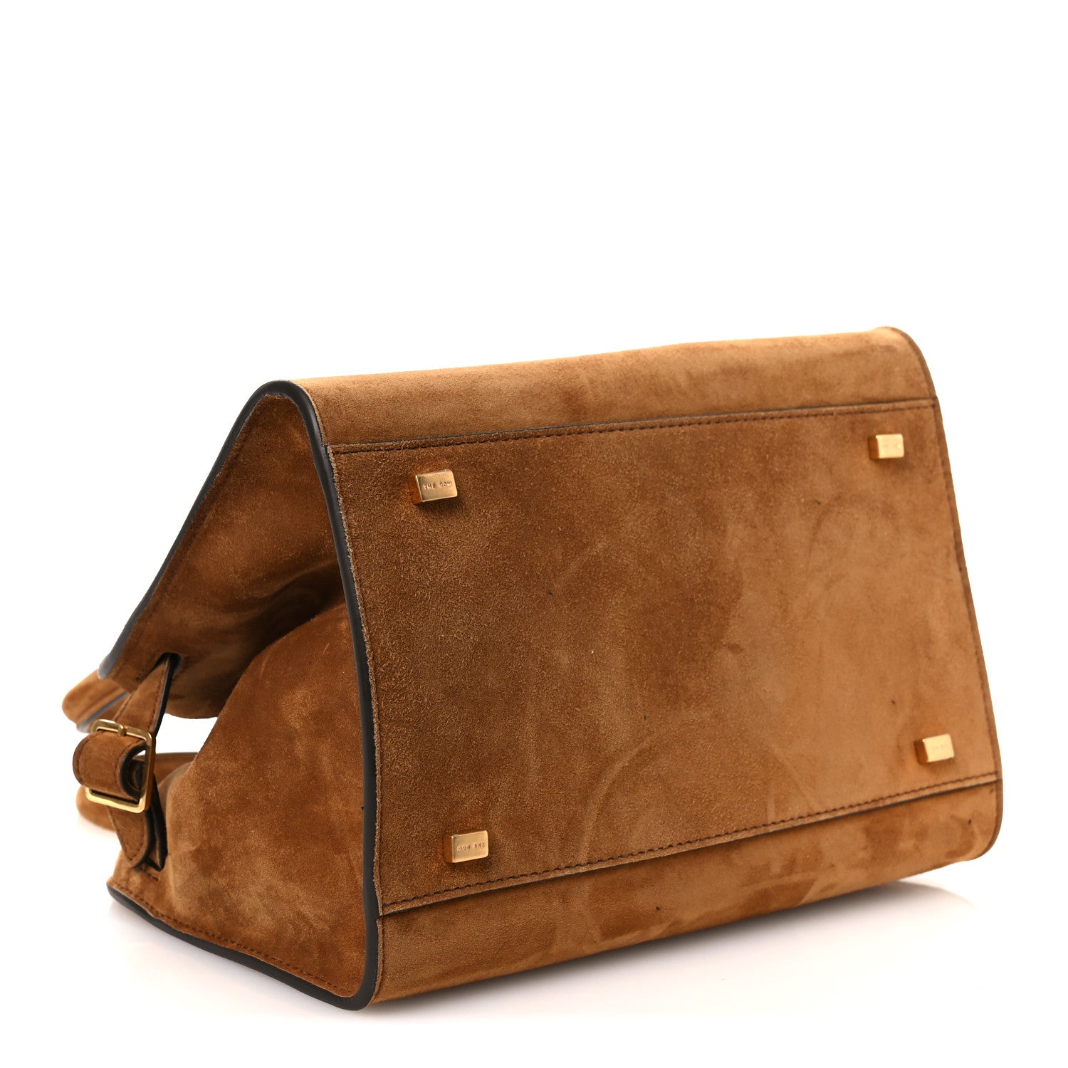 The Row Suede Soft Margaux 10 Bag Cider Ang 4 of 9