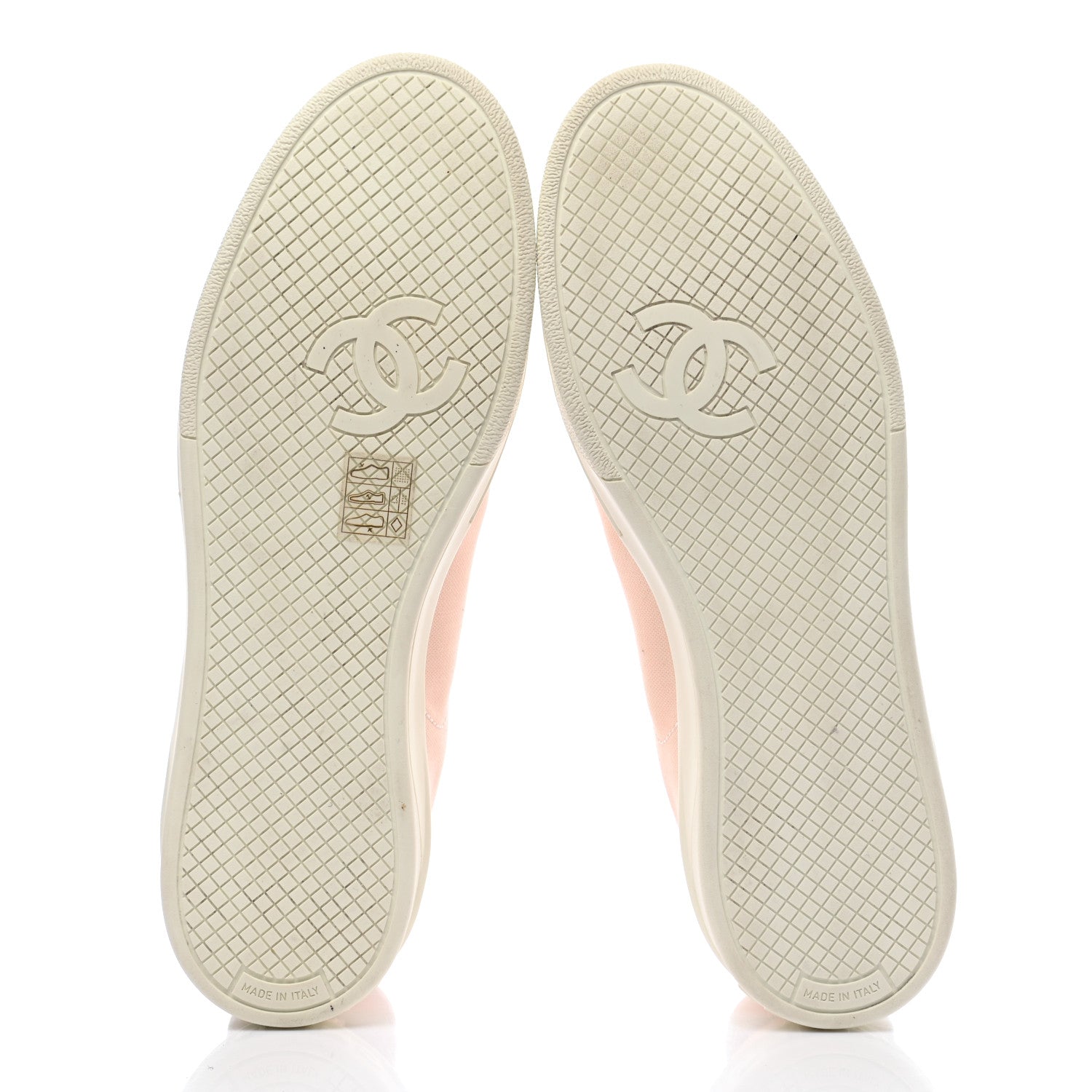 Chanel Canvas Womens Sneakers 38.5 Light Pink 5 of 9