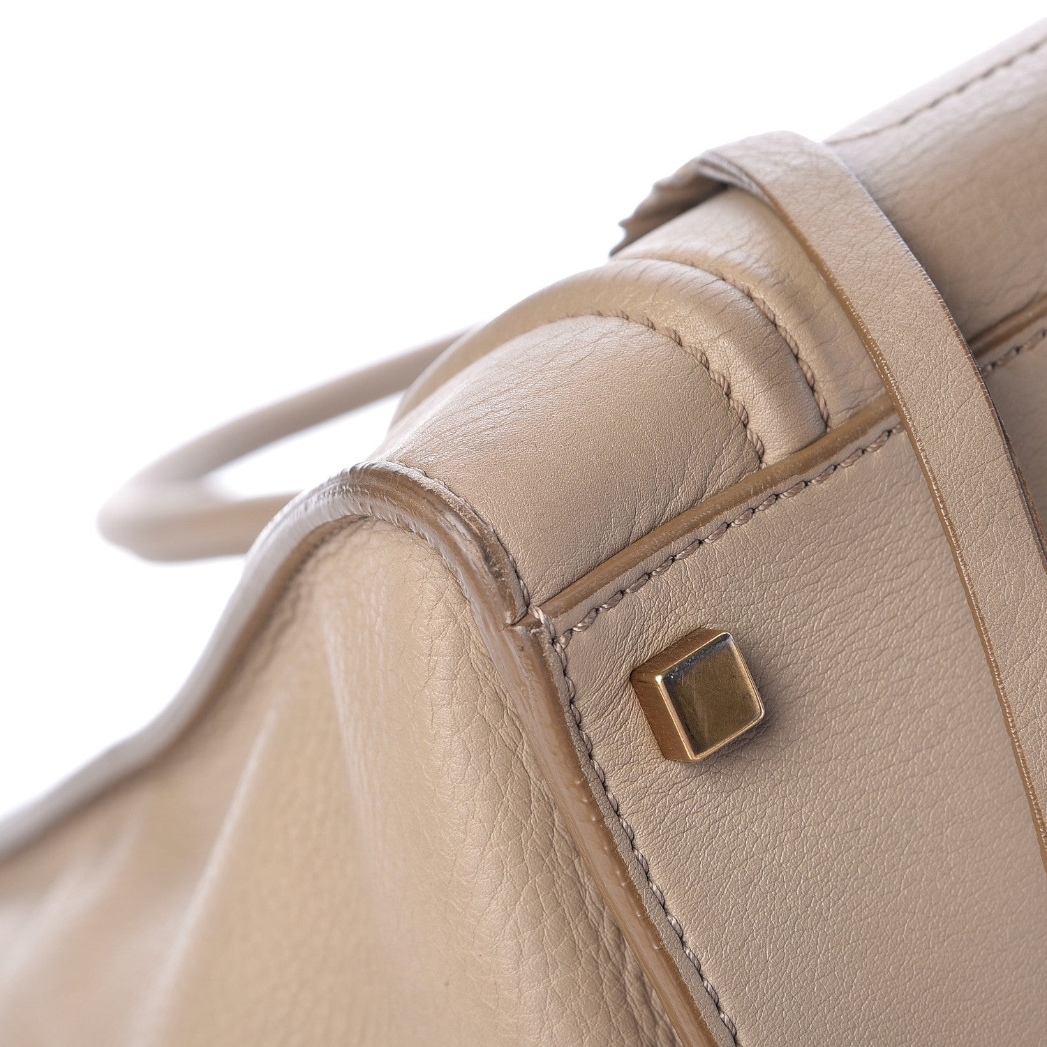 Celine Supple Calfskin Medium Phantom Luggage Beige 14 of 20