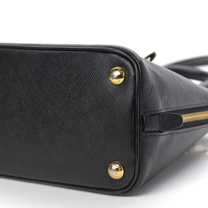 Prada Saffiano Lux Small Promenade Tote Black 6 of 10
