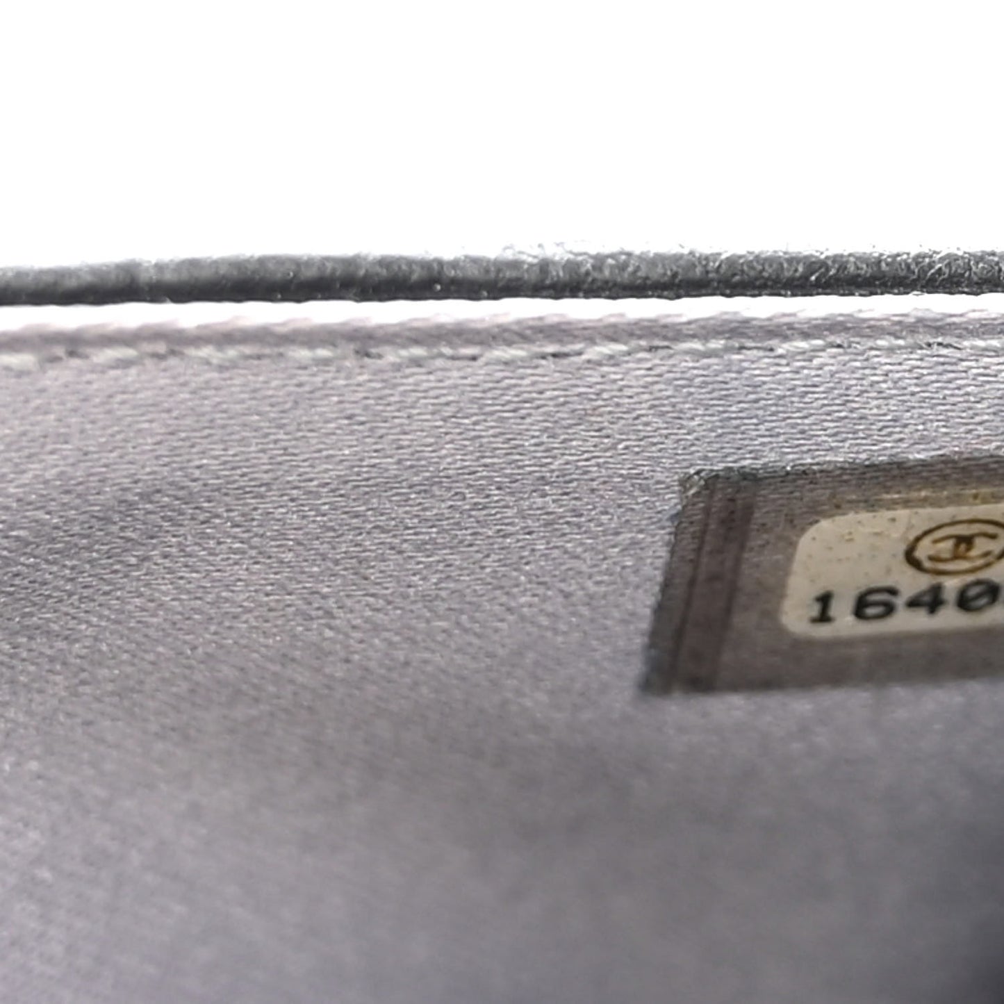 Lambskin Camellia Embossed Wallet on Chain WOC Black