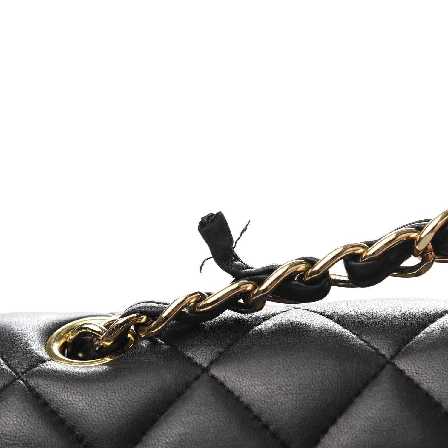 Chanel Lambskin Quilted Maxi Double Flap Black 18 of 20
