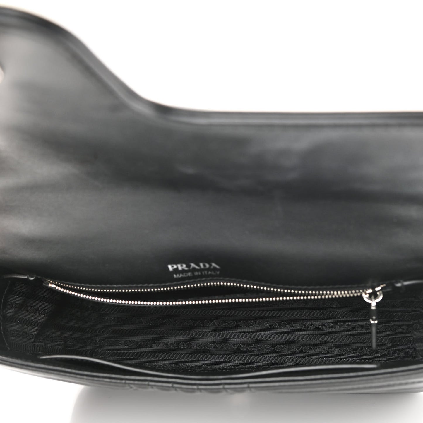 Soft Calfskin Impunture Diagramme Large Chain Flap Shoulder Bag Black