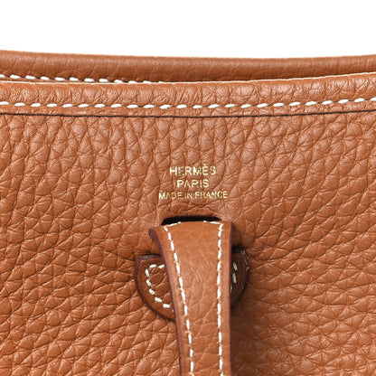 Hermes Taurillon Clemence Evelyne TPM Gold 6 of 10