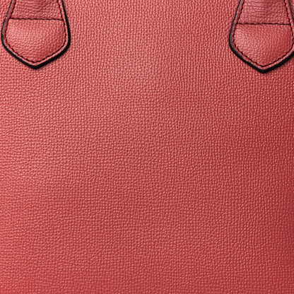 Burberry Grainy Calfskin House Check Medium Banner Tote Mauve Pink 8 of 10