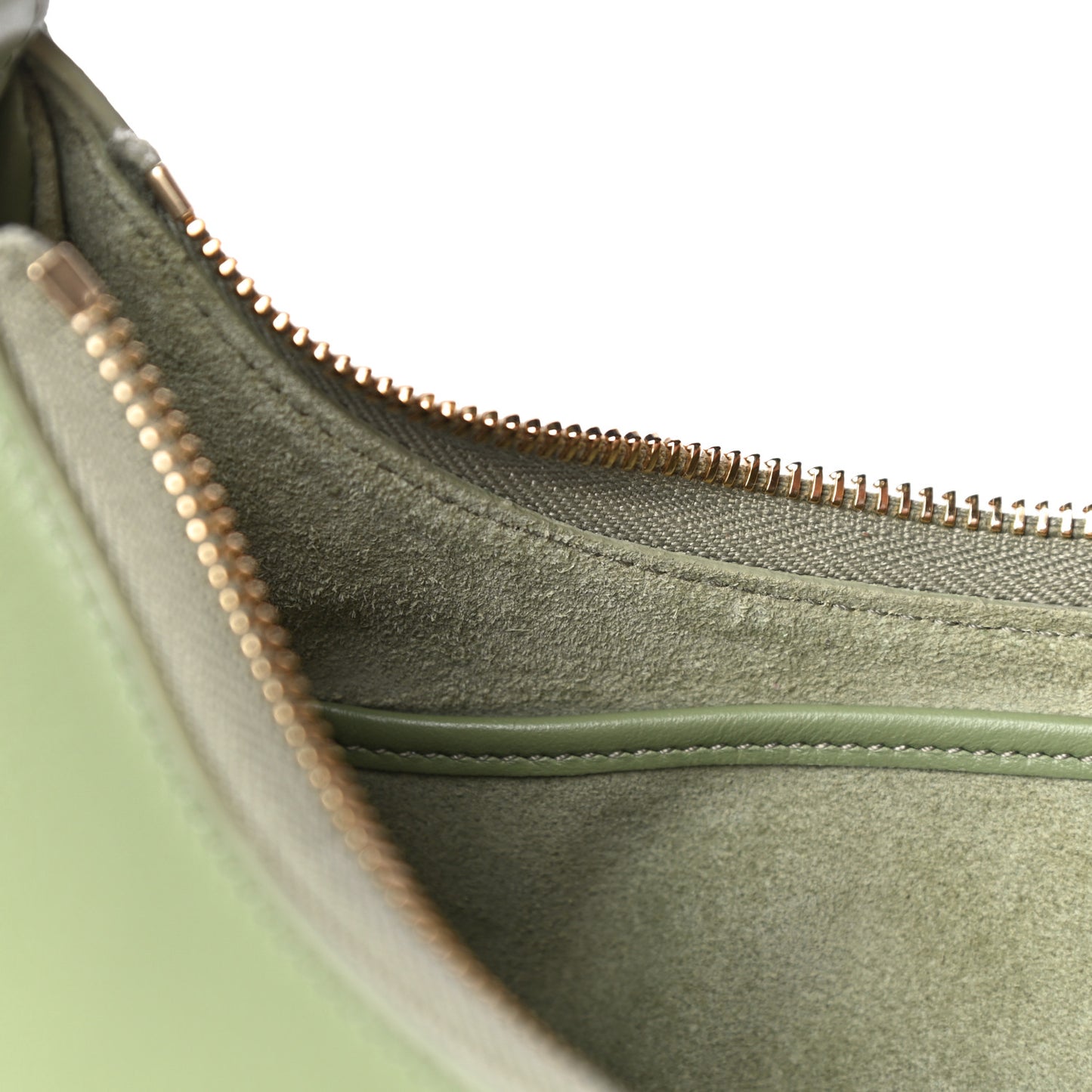 Smooth Calfskin Ava Shoulder Bag Sage