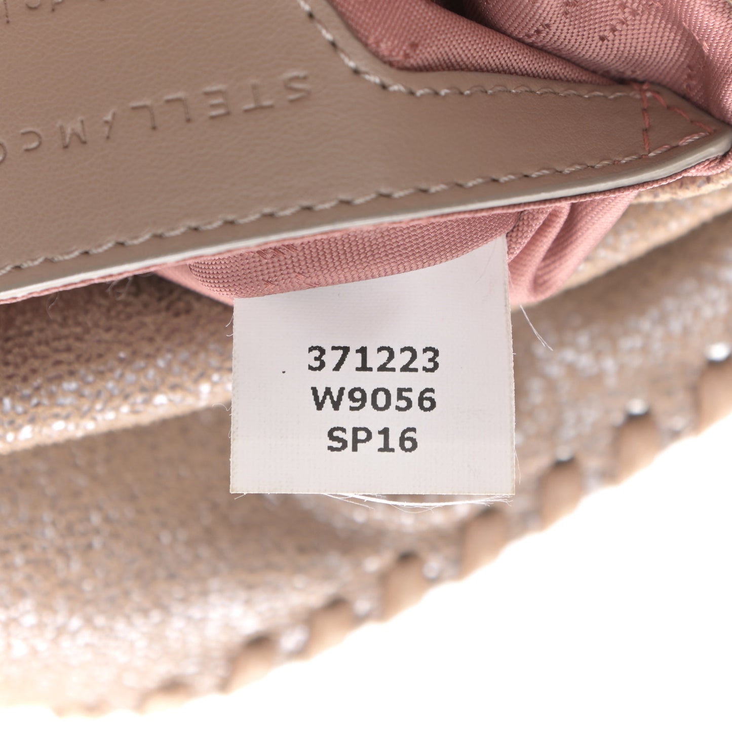 Shaggy Deer Mini Falabella Fold Over Tote Beige
