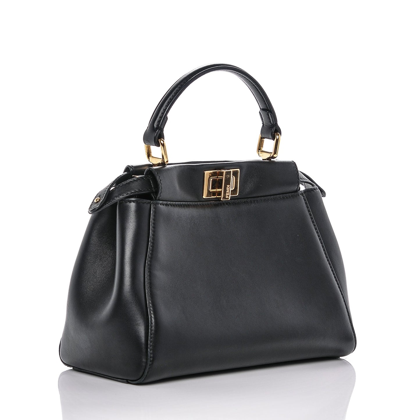 Nappa Mini Peekaboo Iconic Satchel Black