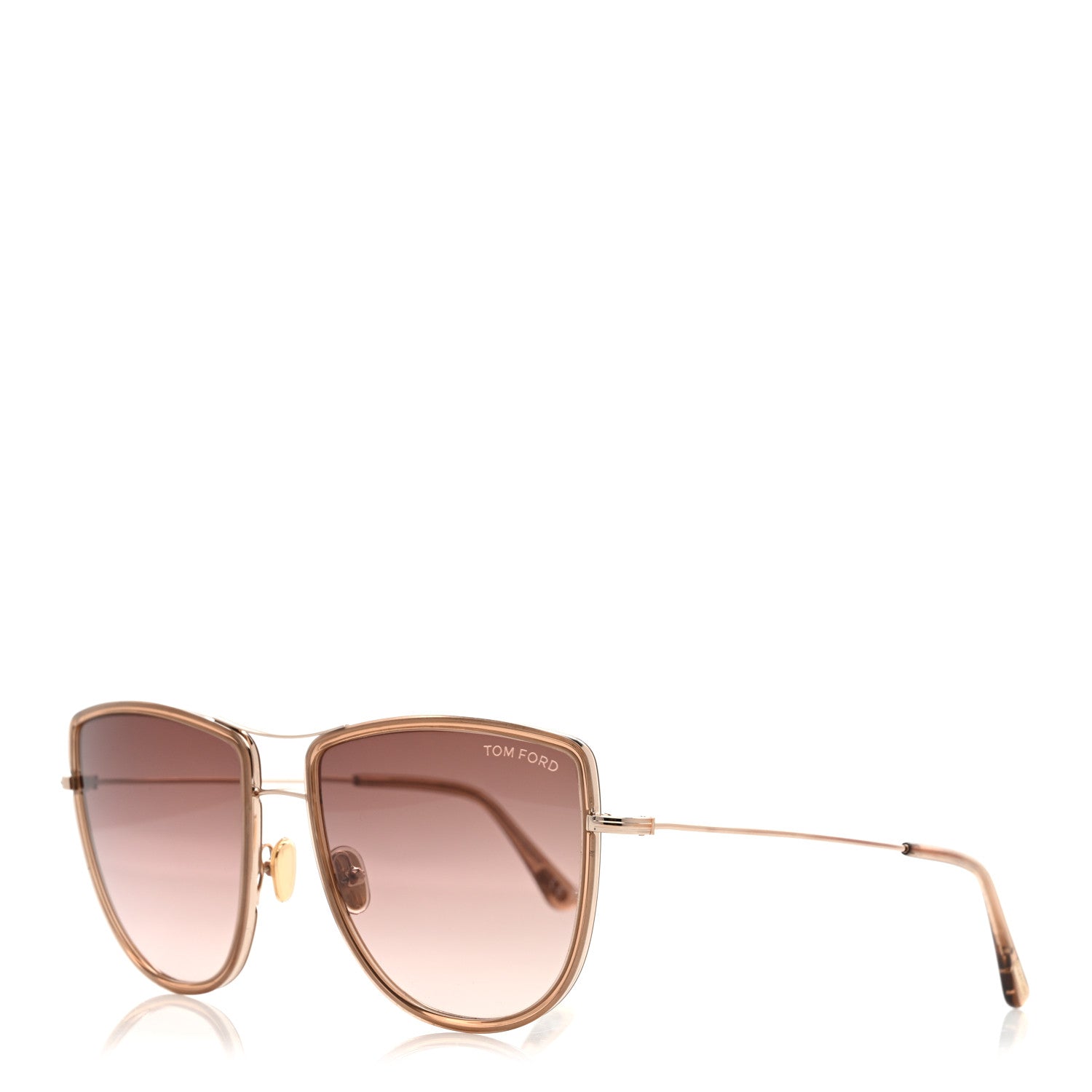 Tom Ford Tina Sunglasses TF759 Gold 1 of 8