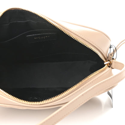 Saint Laurent Calfskin Matelasse Monogram Lou Camera Bag Dark Beige 5 of 9