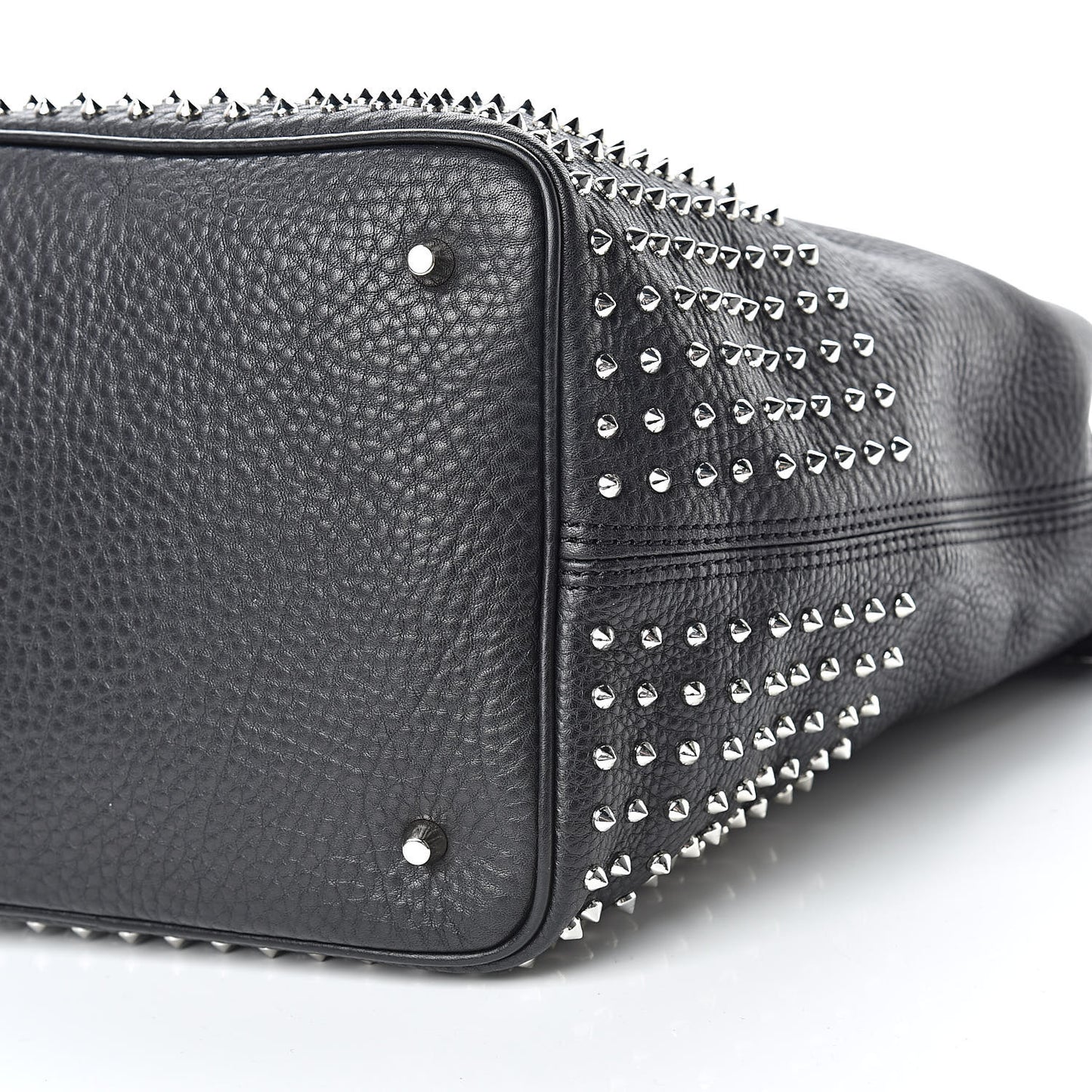Calfskin Studded Medium Susanna Hobo Black