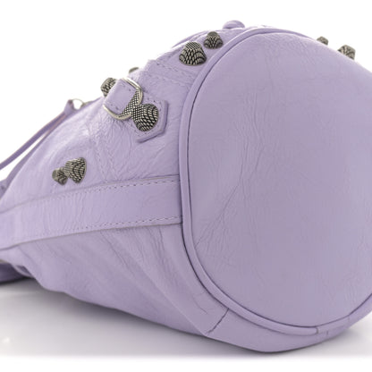 Balenciaga Agneau Arena Le Cagole Bucket Bag XS Lilac 10 of 11