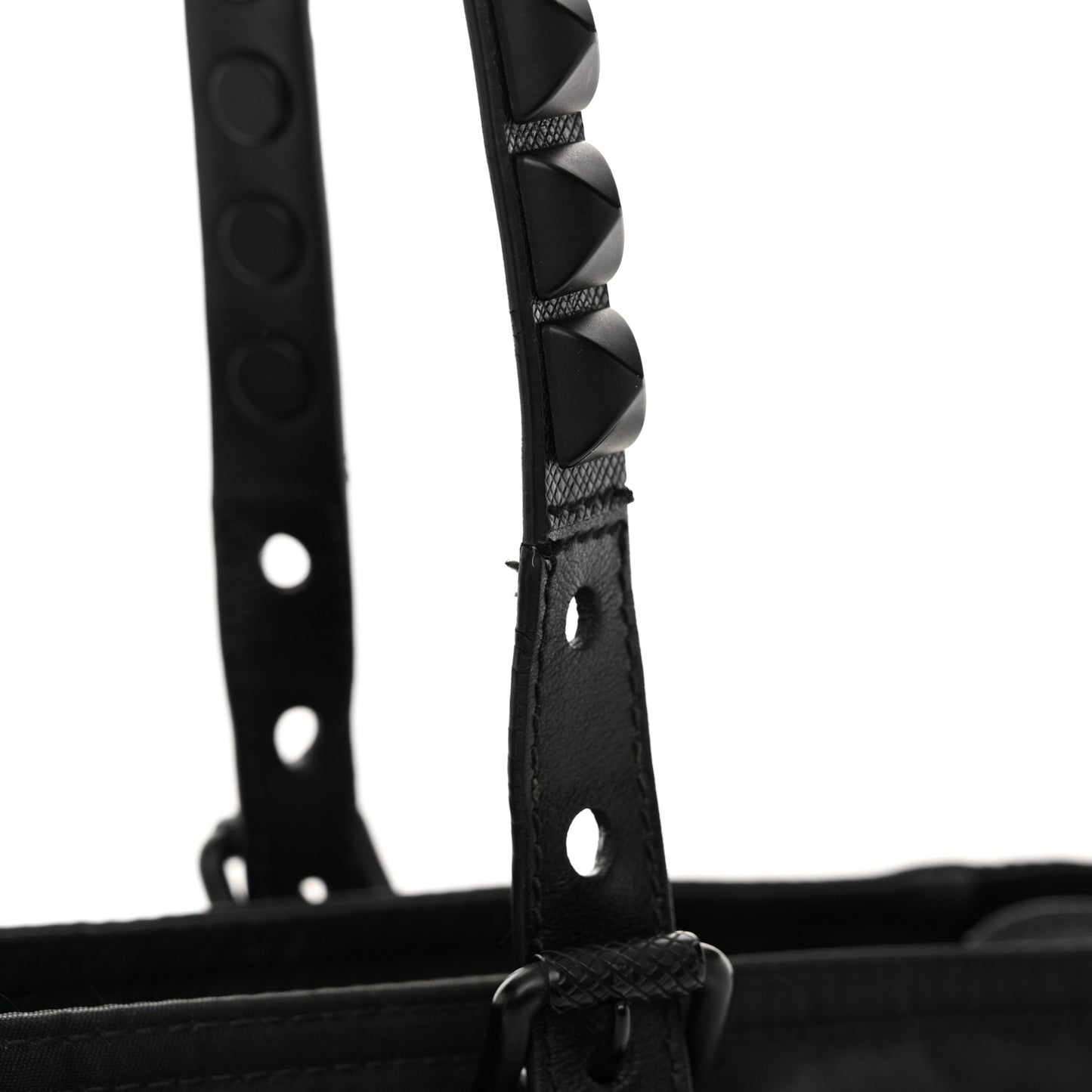Nylon New Vela Studded Black