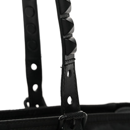 Prada Nylon New Vela Studded Black 12 of 18