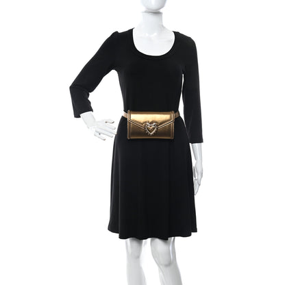 Dolce & Gabbana Metallic Agnello Vitello Devotion Belt Bag Bronze 2 of 16