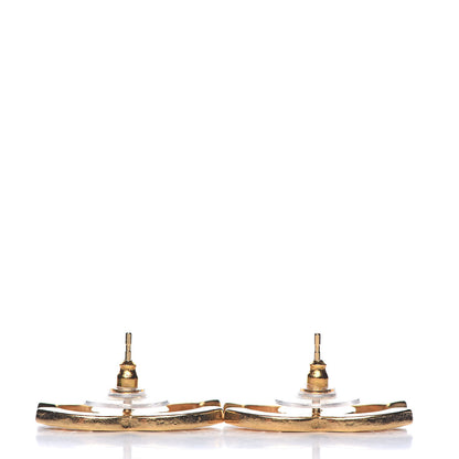 Chanel CC Earrings Gold 3 of 5