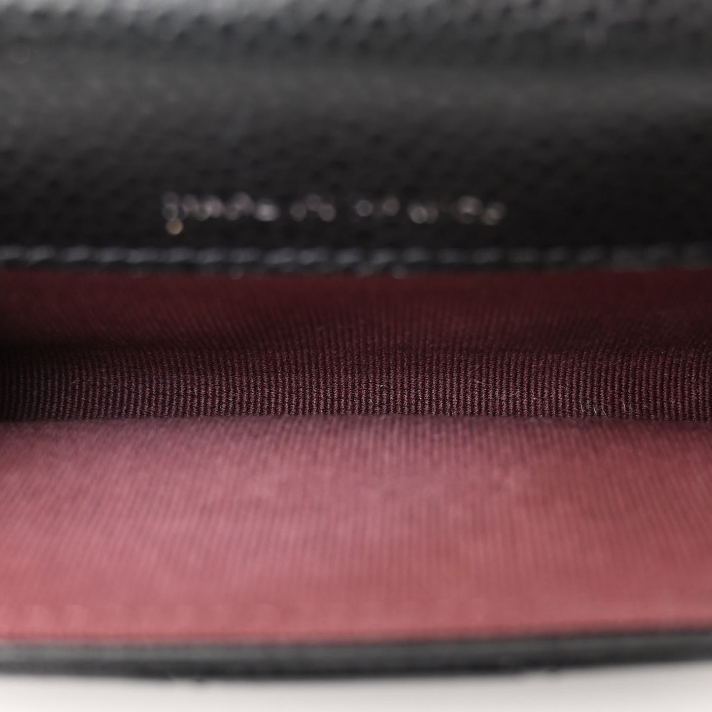 Caviar Quilted Flap Card Holder Wallet Black