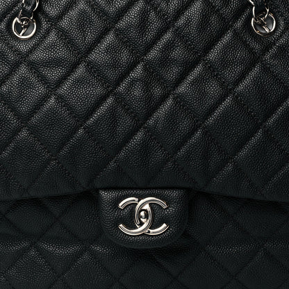 Chanel Caviar Quilted Travel Flap Tote Black 8 of 10