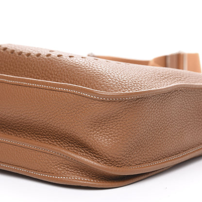 Hermes Taurillon Clemence Evelyne III GM Gold 8 of 9