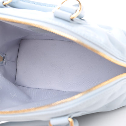 Louis Vuitton Calfskin Bubblegram Alma BB Ice Blue 5 of 10