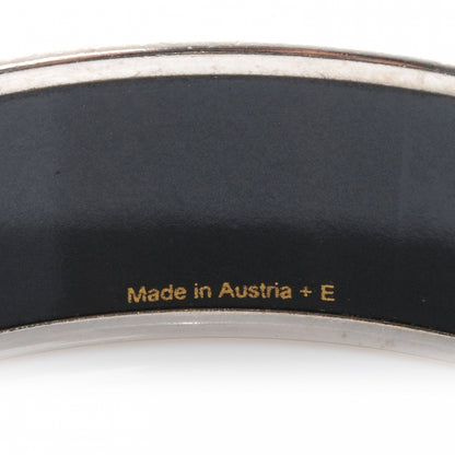 Hermes Enamel Printed Elephant Torana Wide Bracelet 65 5 of 5