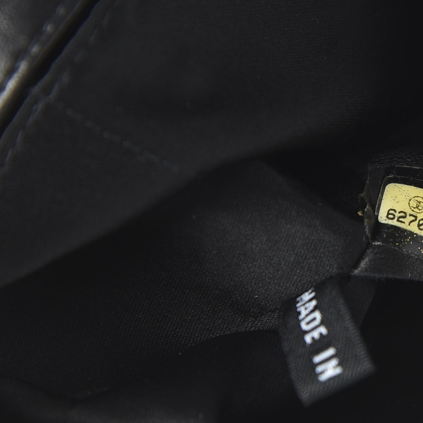 Lambskin East West Chocolate Bar Flap Black