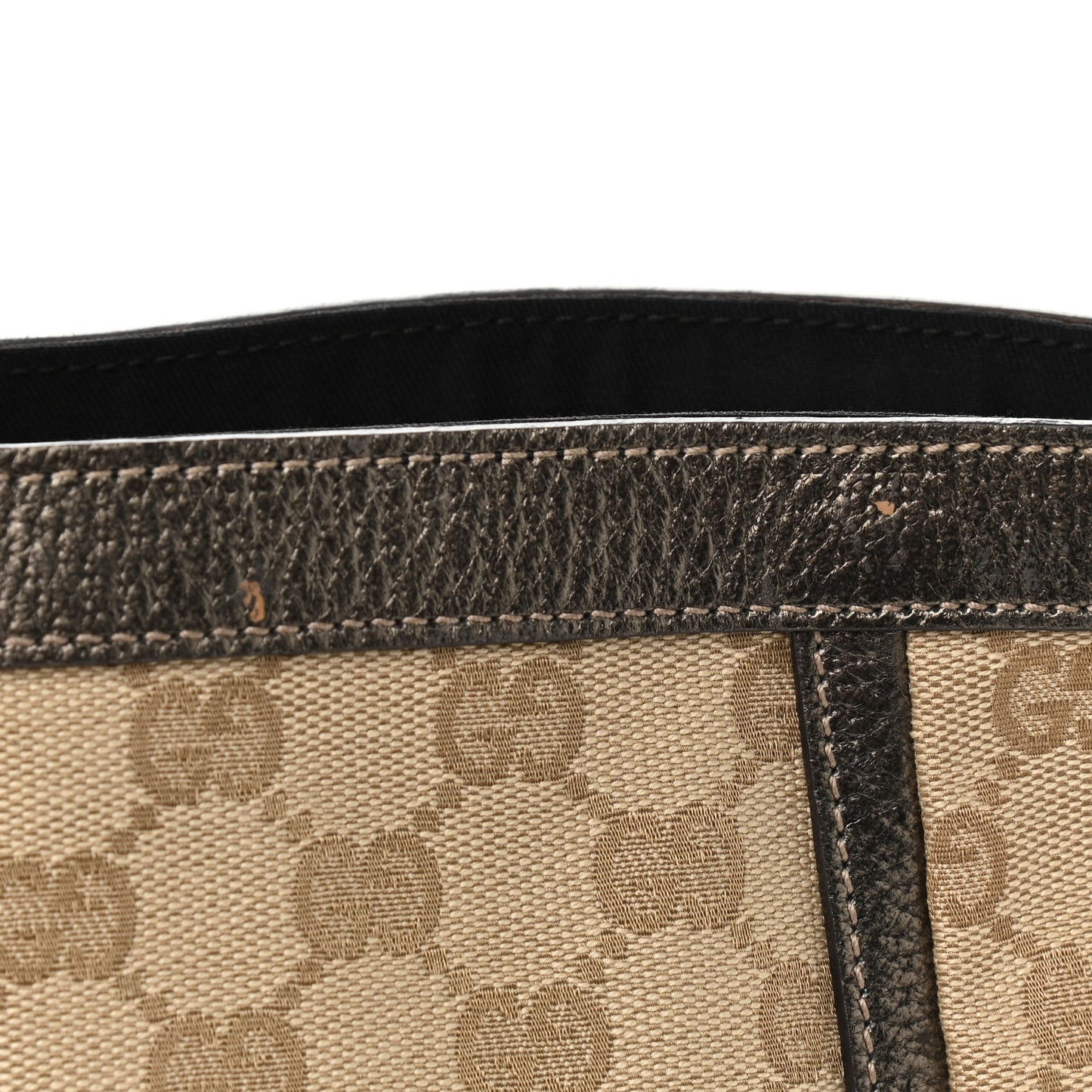 Monogram Large Abbey Tote Gunmetal