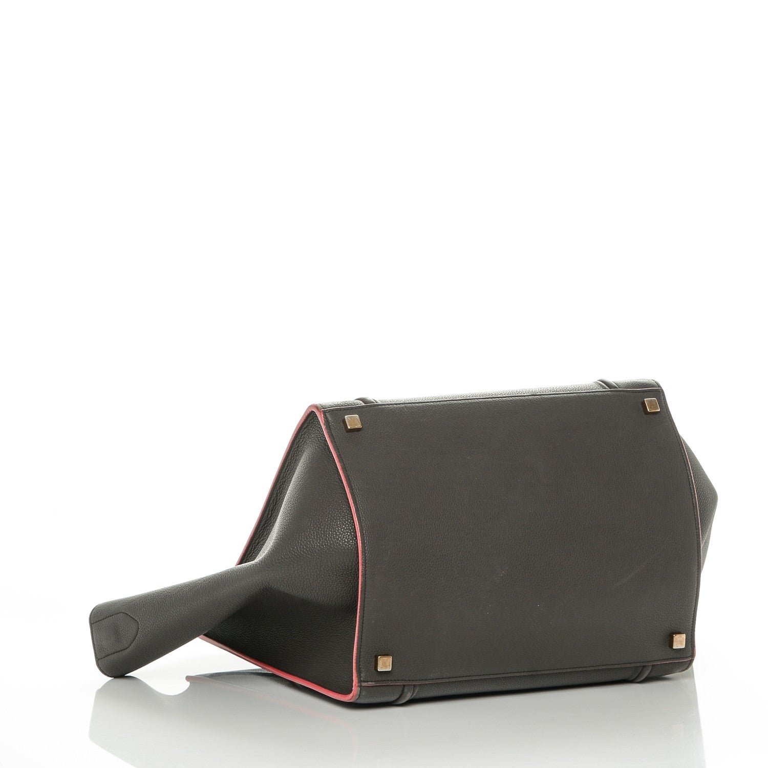 Celine Baby Grained Calfskin Medium Phantom Luggage Dark Taupe 4 of 7
