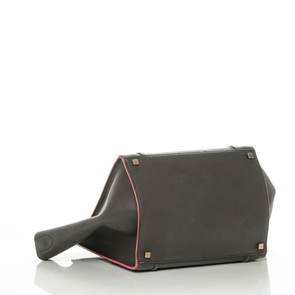 Celine Baby Grained Calfskin Medium Phantom Luggage Dark Taupe 4 of 7