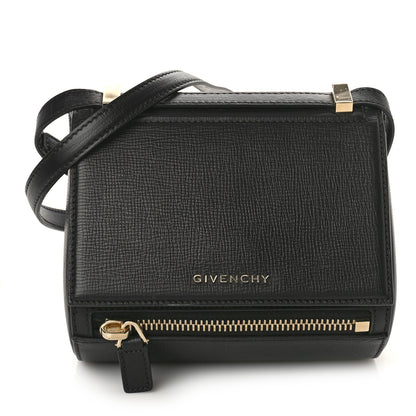 Givenchy Textured Calfskin Mini Pandora Box Crossbody Bag Black 1 of 8