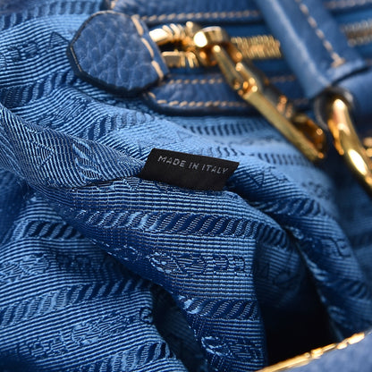 Prada Vitello Daino Hobo Cobalto 7 of 10