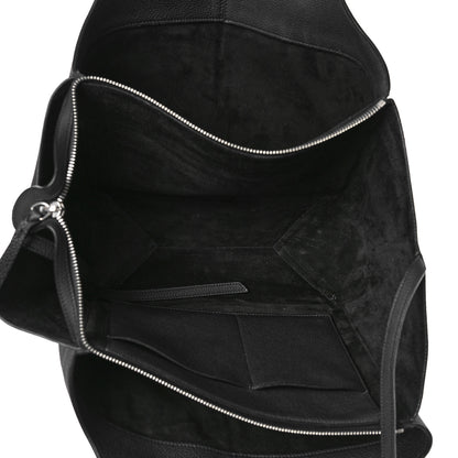 Celine Baby Grained Calfskin Medium Tri-Fold Bag Black 5 of 9
