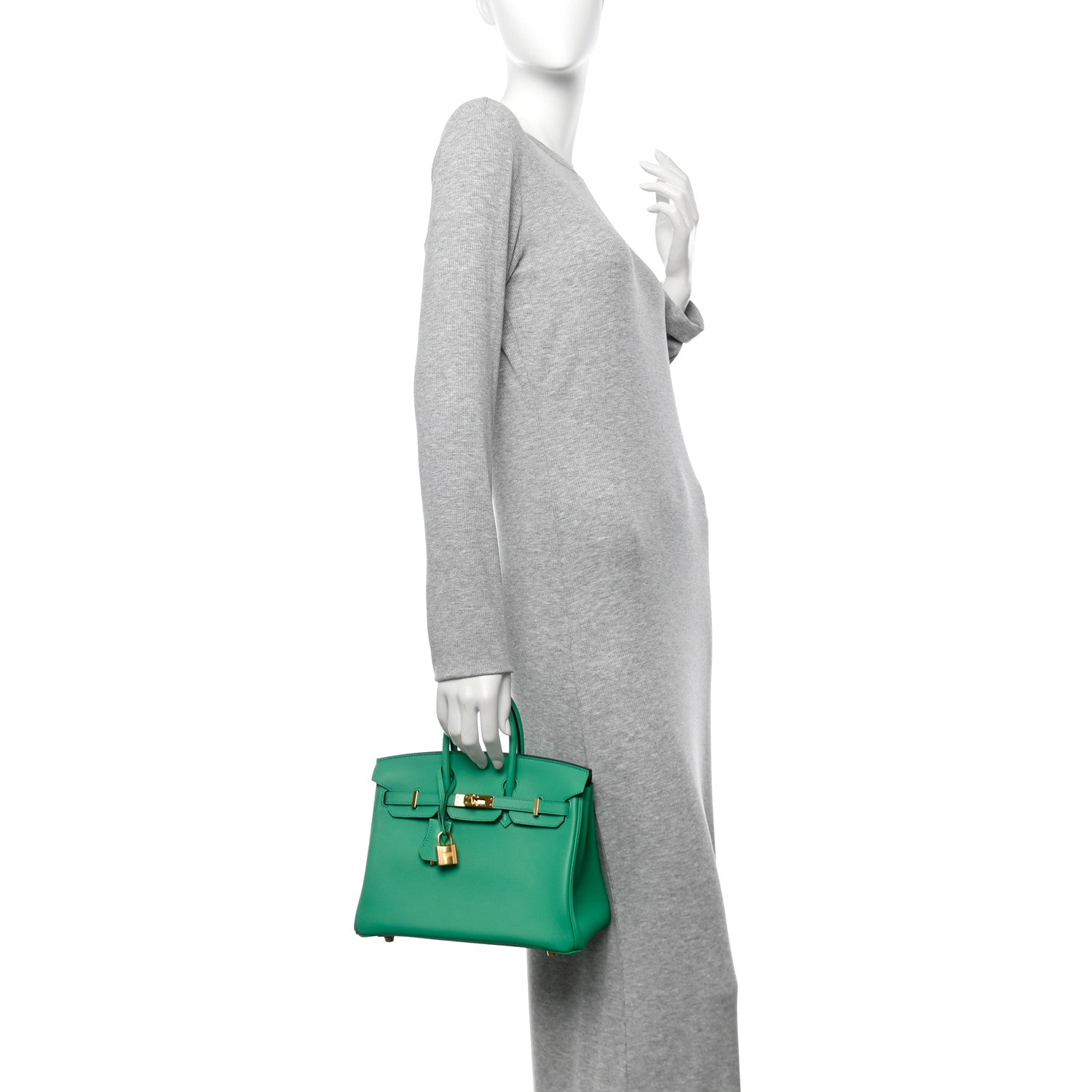 Hermes Swift Birkin 25 Menthe 2 of 10