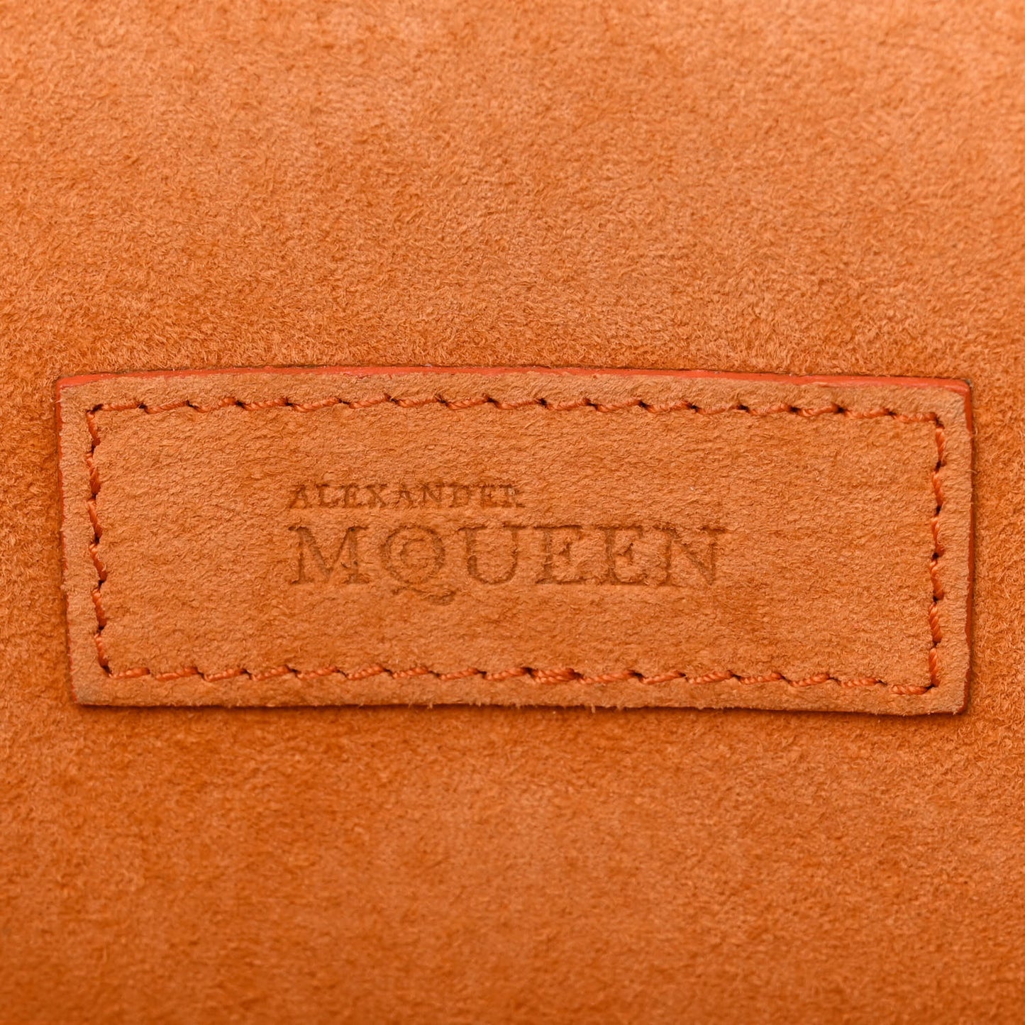 Calfskin Heroine Chain Satchel Orange