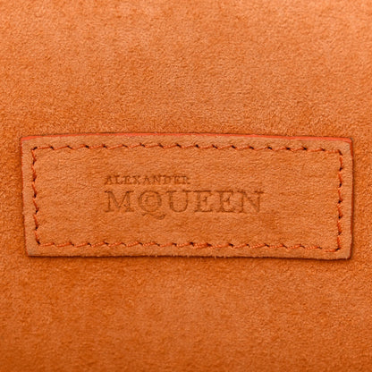 Alexander McQueen Calfskin Heroine Chain Satchel Orange 7 of 16