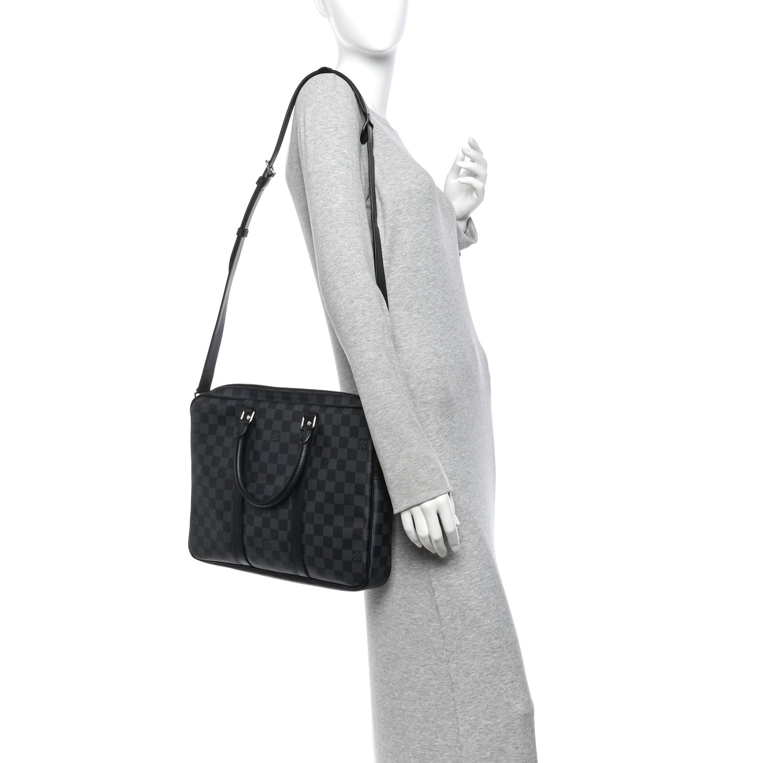 Louis Vuitton Damier Graphite Porte Documents Voyage PM 2 of 12