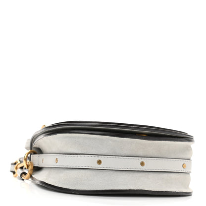 Chloe Calfskin Suede Small Nile Bracelet Bag Airy Grey 4 of 10
