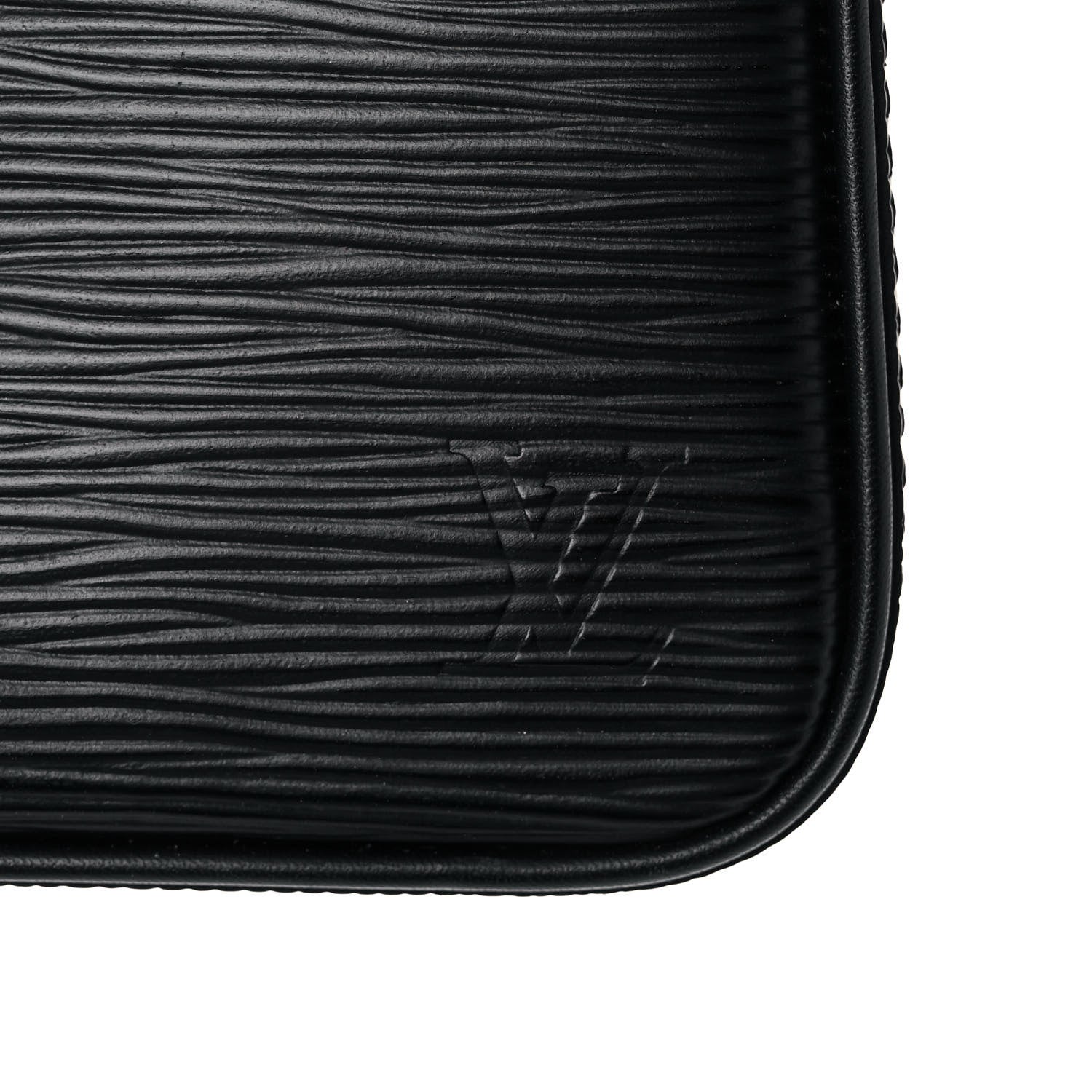Louis Vuitton Epi Easy Pouch On Strap Black 7 of 10